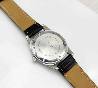 HMT Gandaberunda Kannada Numerals Blue Dial 17 Jewels Handwinding Men's Watch 0231