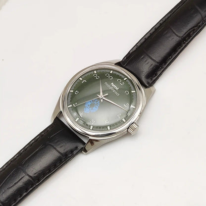 HMT Gandaberunda Kannada Numerals Green Dial 17 Jewels Handwinding Men's Watch 0231 Discover-Diamonds Physical