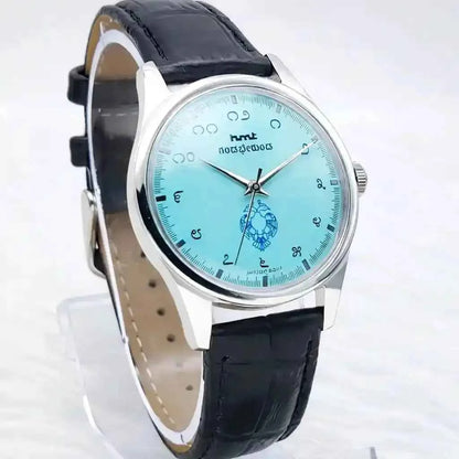 HMT Gandaberunda Kannada Numerals Turquoise Dial 17 Jewels Watch