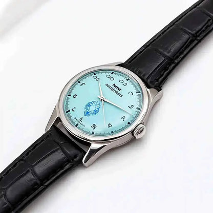 HMT Gandaberunda Kannada Numerals Turquoise Dial 17 Jewels Watch