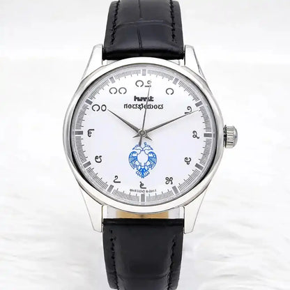 HMT Gandaberunda Kannada Numerals White Dial 17 Jewels Handwinding Watch 0231 Discover-Diamonds Physical