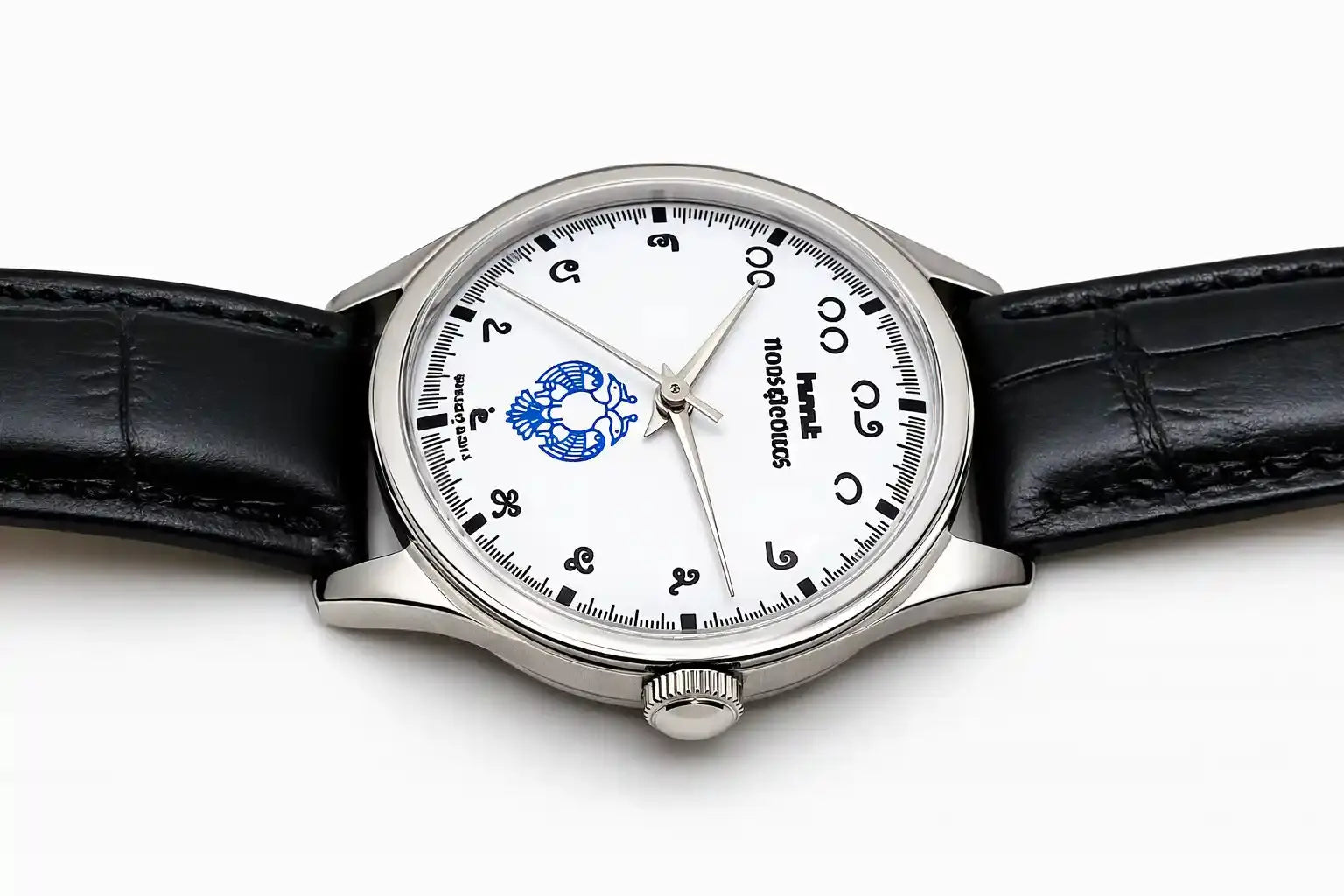 HMT Gandaberunda Kannada Numerals White Dial 17 Jewels Handwinding Watch 0231 Discover-Diamonds Physical