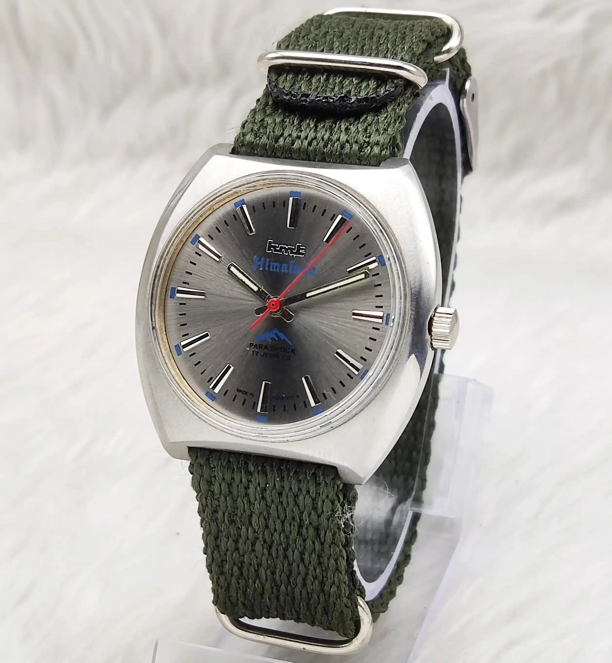 HMT Himalaya 17 Jewels Gray Dial Handwinding Watch 0231