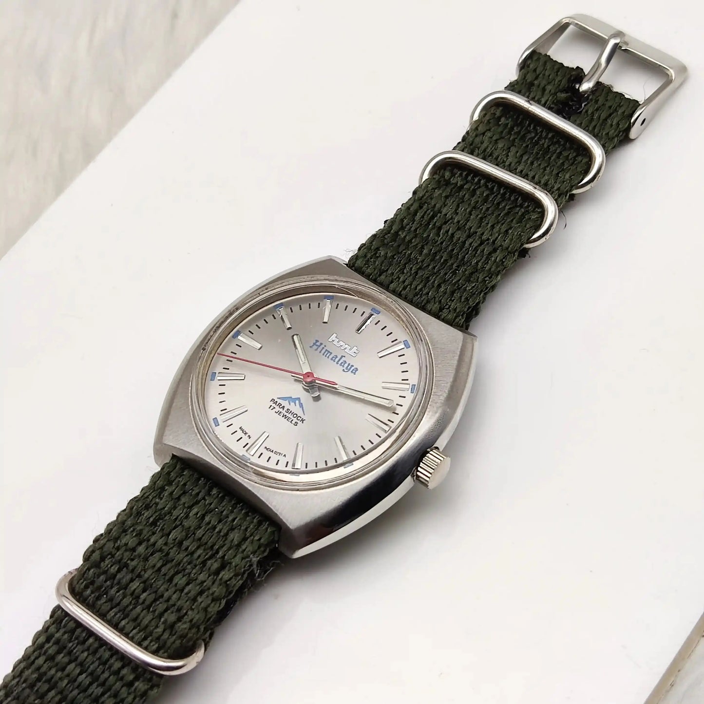 HMT Himalaya 17 Jewels Gray Dial Handwinding Watch 0231