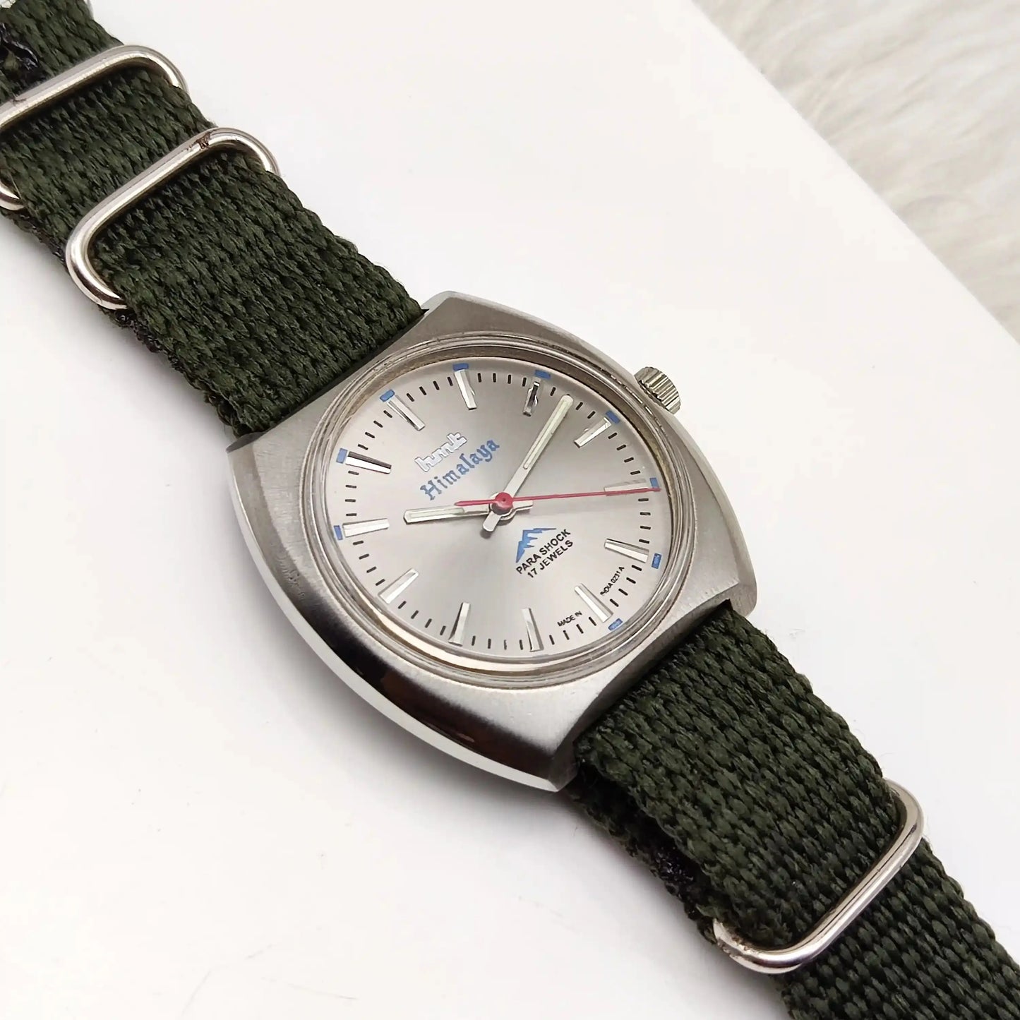 HMT Himalaya 17 Jewels Gray Dial Handwinding Watch 0231
