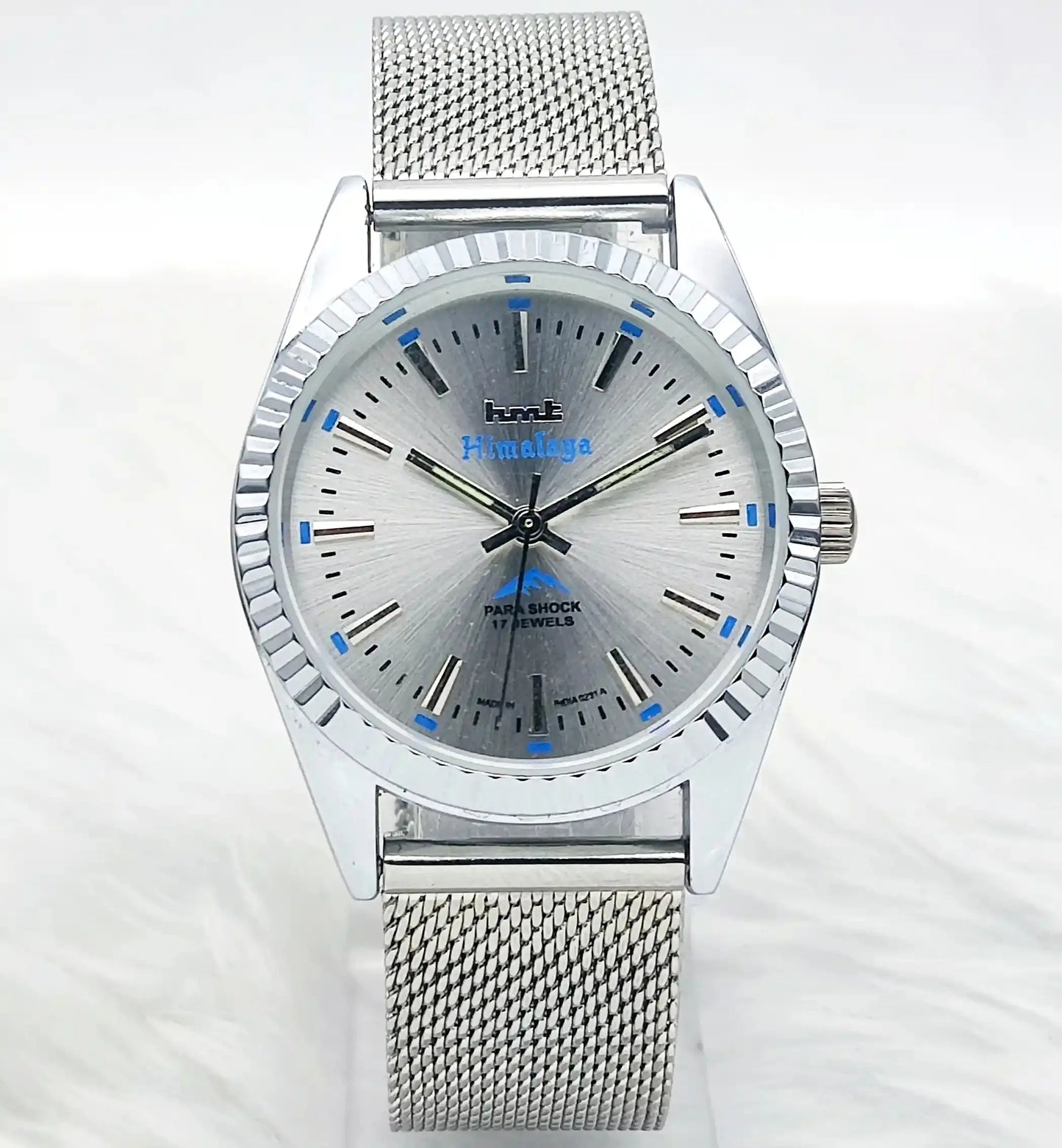 HMT Himalaya 17 Jewels Mechanical Handwinding Silver Dial