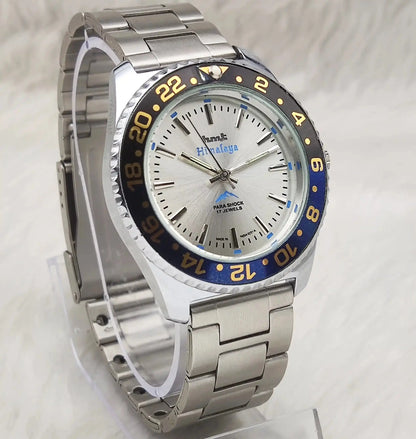 HMT Himalaya 17 Jewels Silver Dial Handwinding Transparent Back