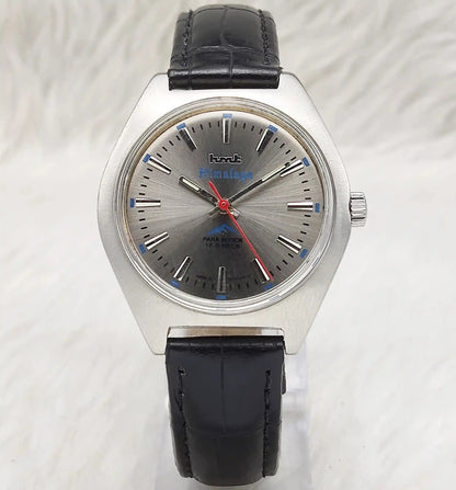 HMT Himalaya 17 Jewels Stick Indices Silver Dial Handwinding
