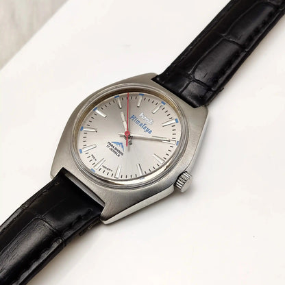 HMT Himalaya 17 Jewels Stick Indices Silver Dial Handwinding