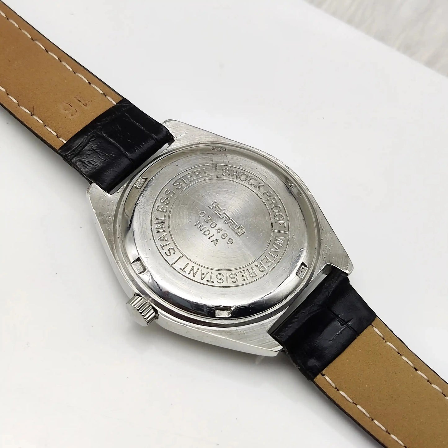 HMT Himalaya 17 Jewels Stick Indices Silver Dial Handwinding