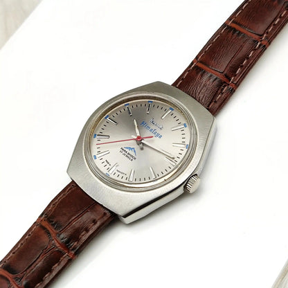 HMT Himalaya 17 Jewels Stick Indices Silver Dial Handwinding Watch