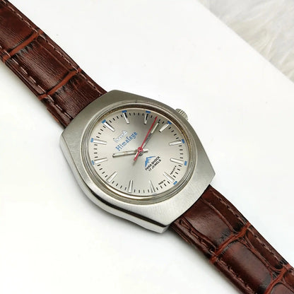 HMT Himalaya 17 Jewels Stick Indices Silver Dial Handwinding Watch