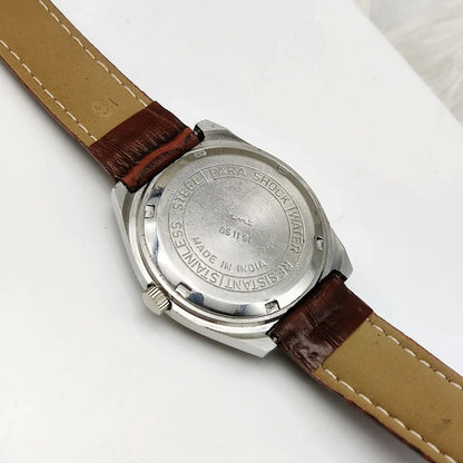 HMT Himalaya 17 Jewels Stick Indices Silver Dial Handwinding Watch