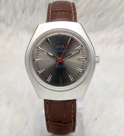 HMT Himalaya 17 Jewels Stick Indices Silver Dial Handwinding Watch