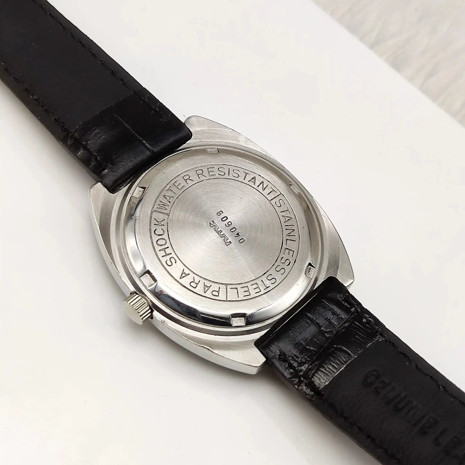 HMT Himalaya Handwinding 17 Jewels Stick Indices Silver Dial