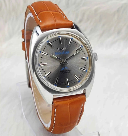 HMT Himalaya 17 Jewels Gray Dial Handwinding Watch