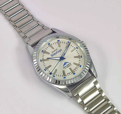 HMT Himalaya Silver Dial Transparent Back Mechanical Handwinding Men's Watch 0231 Discover-Diamonds