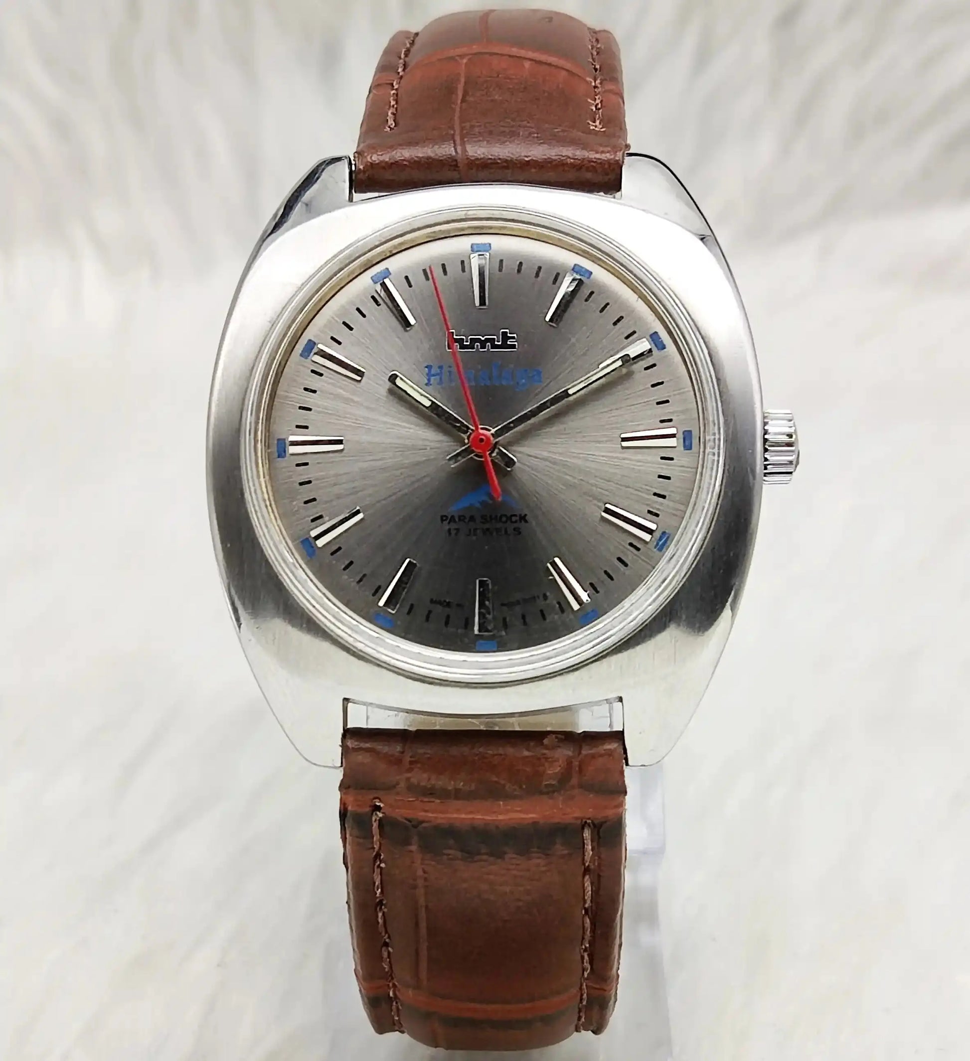 HMT Himalaya Silver Stick Indices Dial 17 Jewels