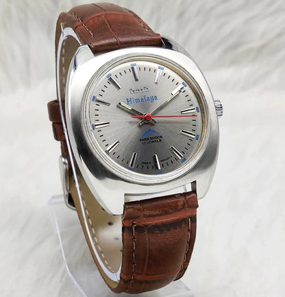 HMT Himalaya Silver Stick Indices Dial 17 Jewels