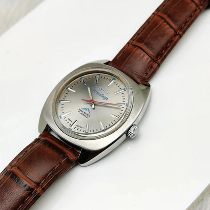 HMT Himalaya Silver Stick Indices Dial 17 Jewels