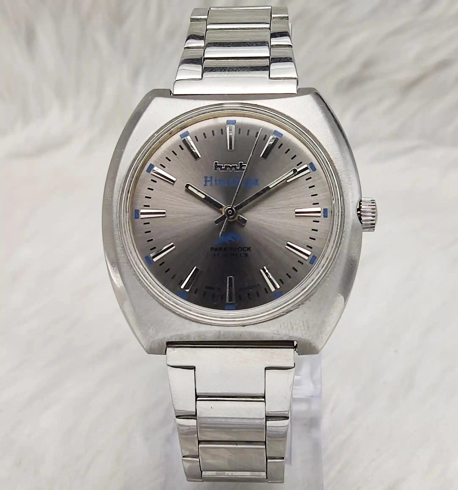 HMT Himalaya Silver Stick Indices Dial Handwinding