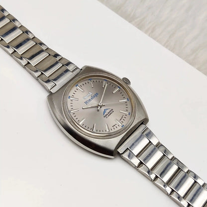 HMT Himalaya Silver Stick Indices Dial Handwinding