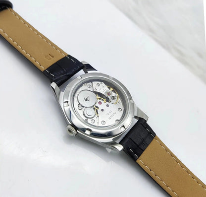 HMT Janata 17 Jewels Brown Dial Handwinding Transparent Back