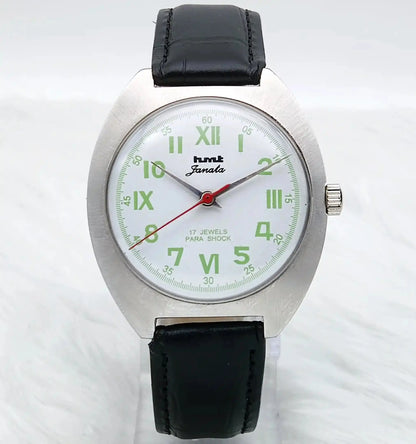 HMT Janata 17 Jewels Handwinding White Dial Watch 0231 Discover-Diamonds Physical
