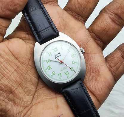 HMT Janata 17 Jewels Handwinding White Dial Watch 0231 Discover-Diamonds Physical