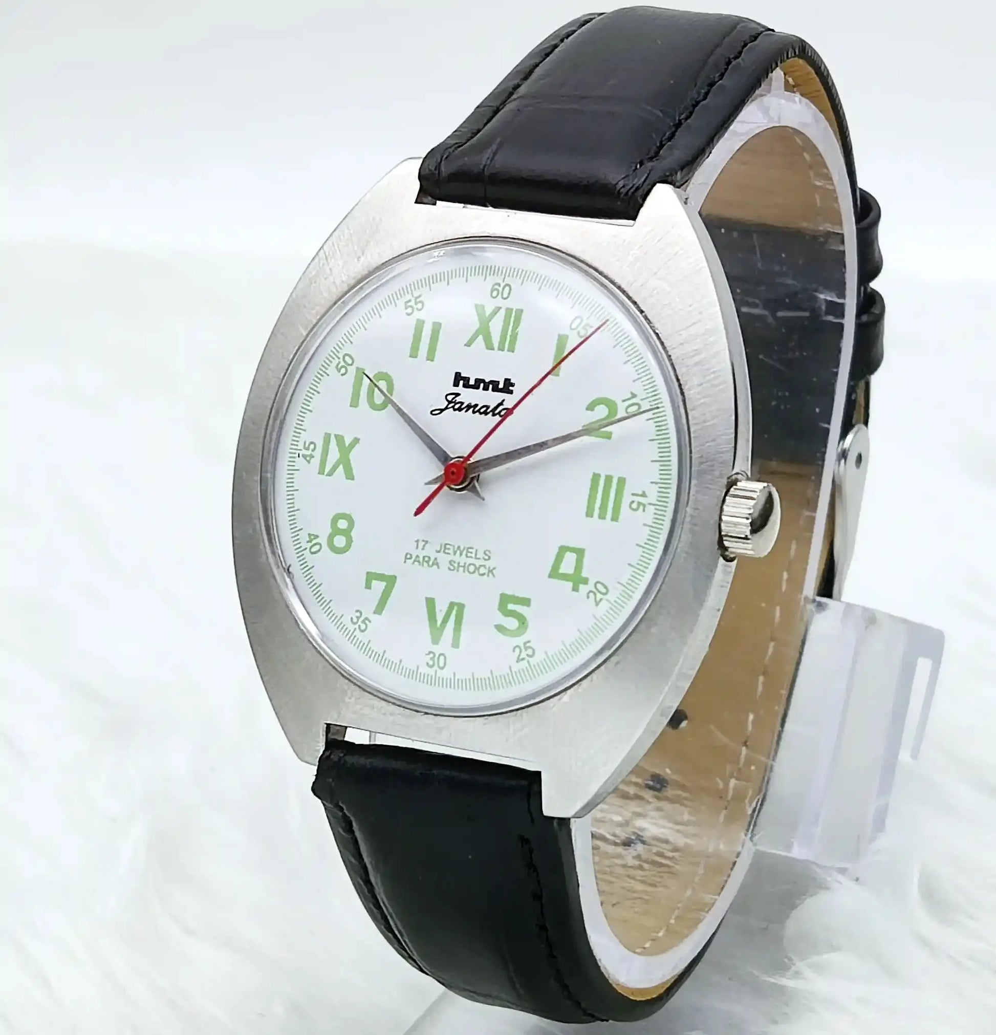 HMT Janata 17 Jewels Handwinding White Dial Watch 0231 - Discover-Diamonds