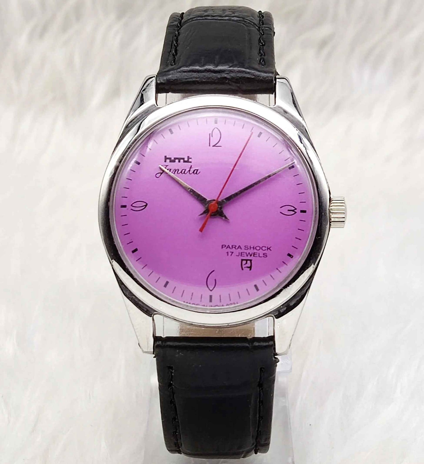 HMT Janata 17 Jewels Men's Watch Purple Dial Handwinding