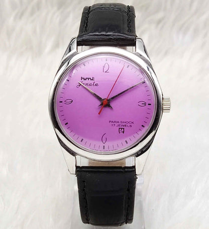 HMT Janata 17 Jewels Men's Watch Purple Dial Handwinding
