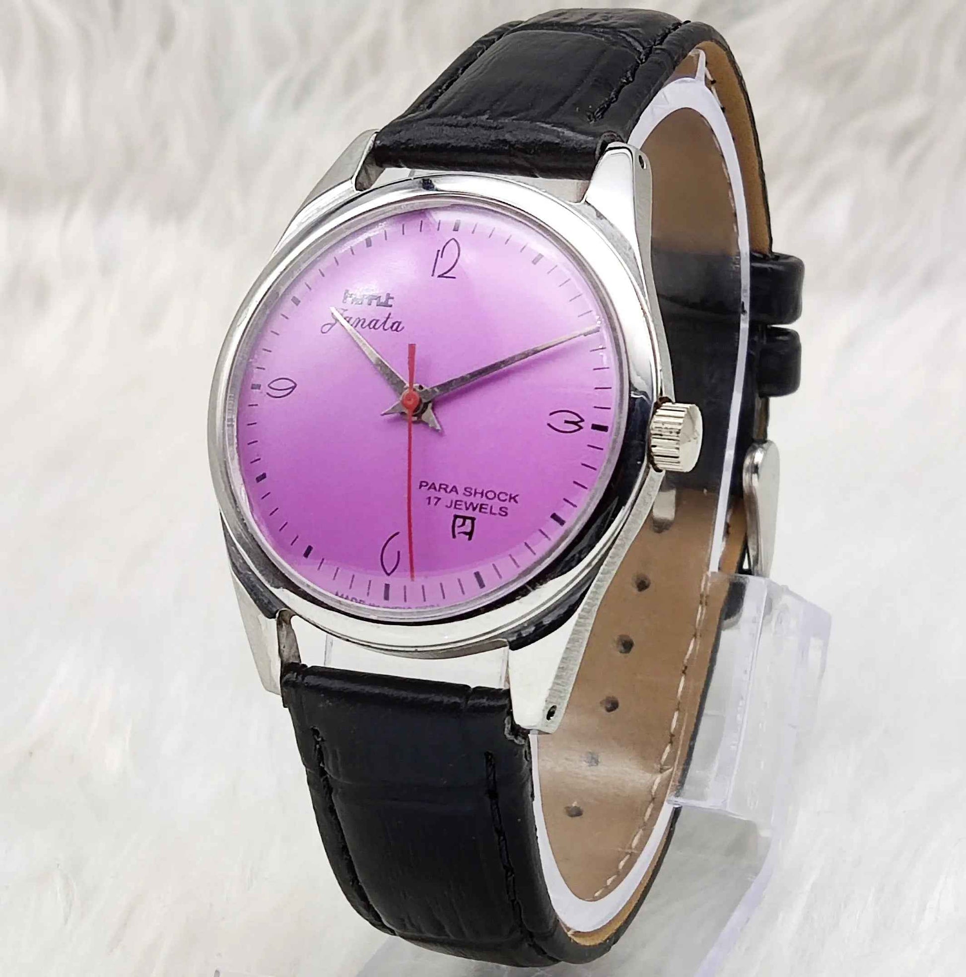 HMT Janata 17 Jewels Men's Watch Purple Dial Handwinding