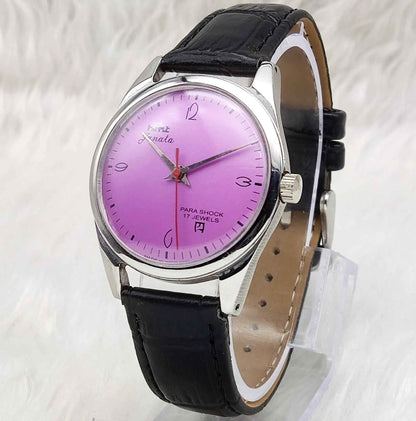HMT Janata 17 Jewels Men's Watch Purple Dial Handwinding