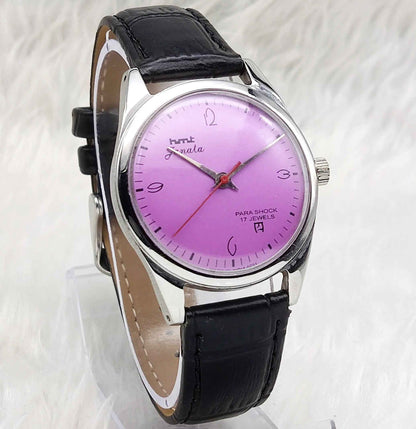 HMT Janata 17 Jewels Men's Watch Purple Dial Handwinding