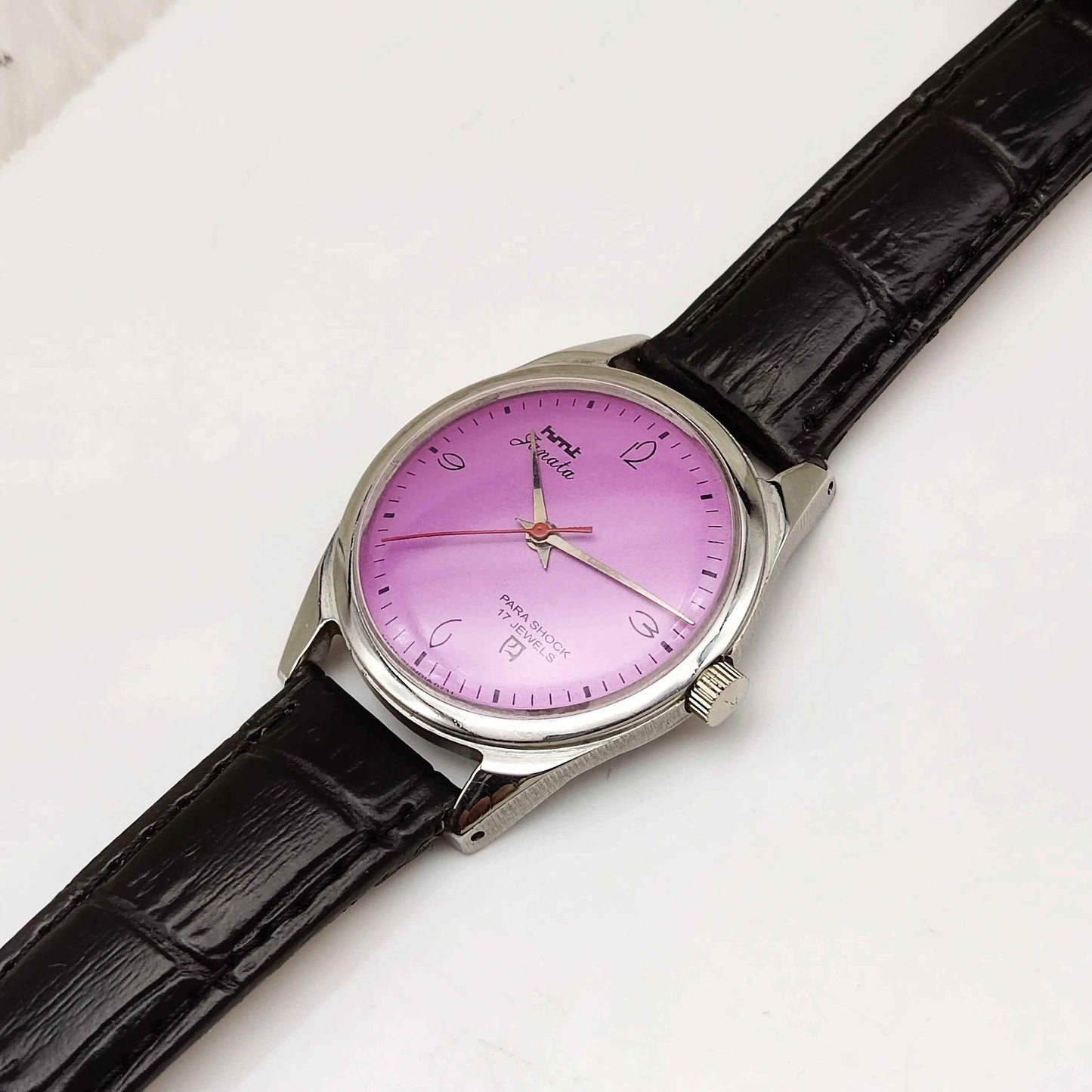 HMT Janata 17 Jewels Men's Watch Purple Dial Handwinding
