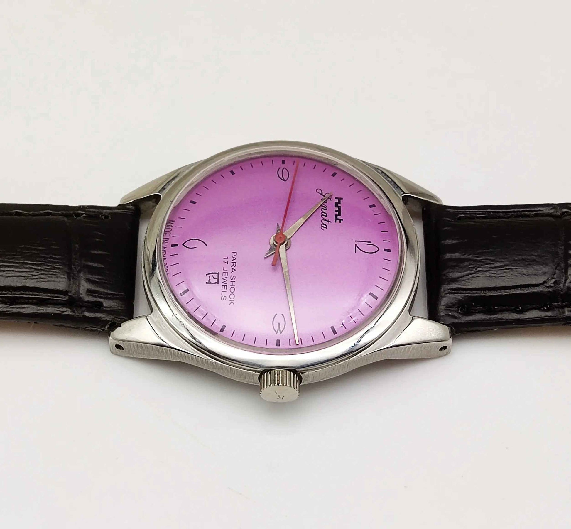 HMT Janata 17 Jewels Men's Watch Purple Dial Handwinding