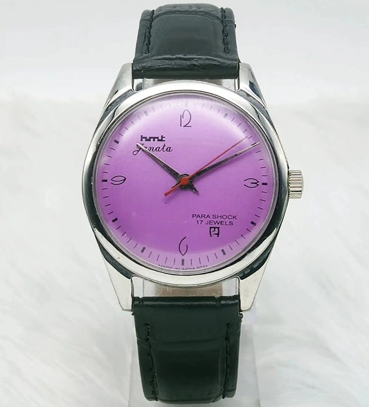 HMT Janata 17 Jewels Pearl Dial Handwinding Watch Discover-Diamonds Physical