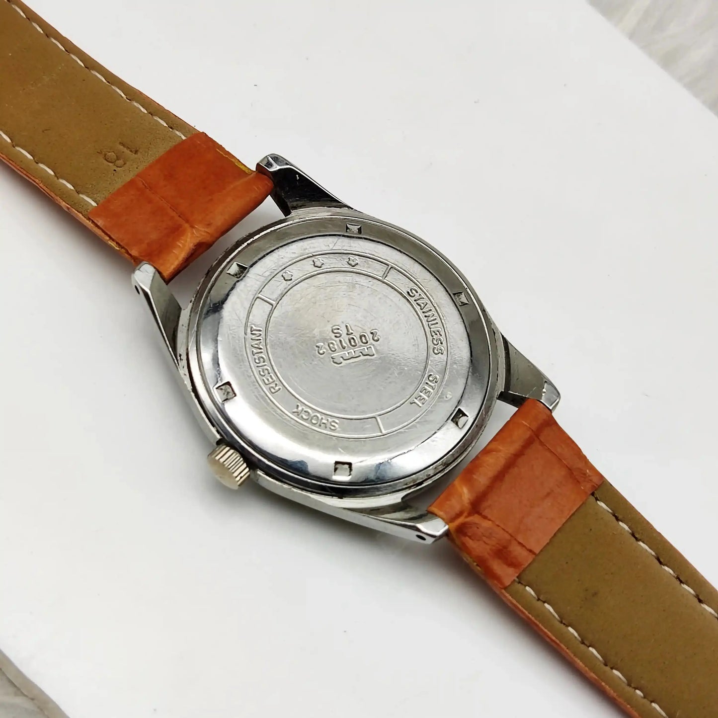 HMT Janata Arabic Font Blue Dial 17 Jewels Handwinding Men's Watch