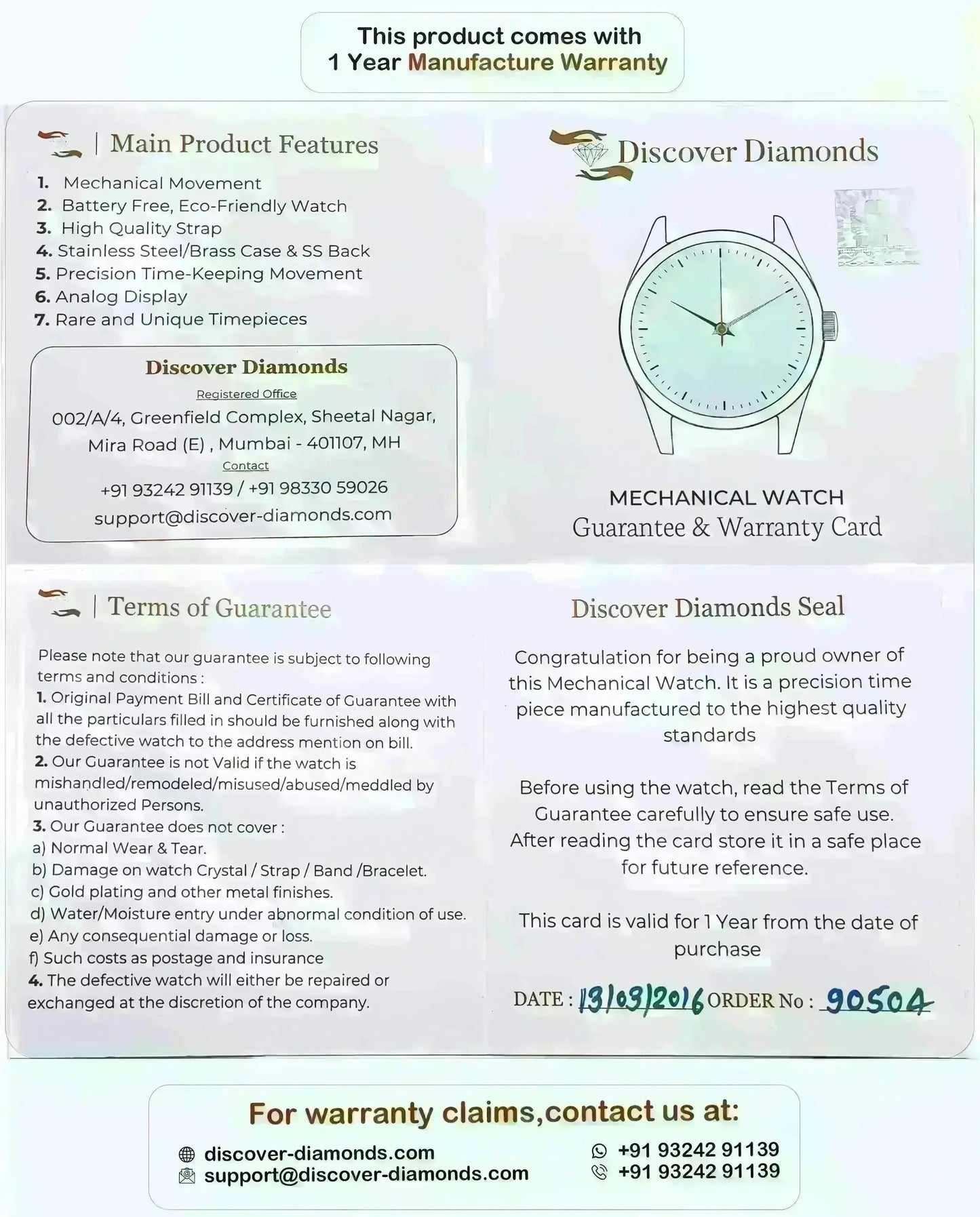 HMT Janata Para Shock 17 Jewels Turquoise Dial Handwinding - Discover-Diamonds