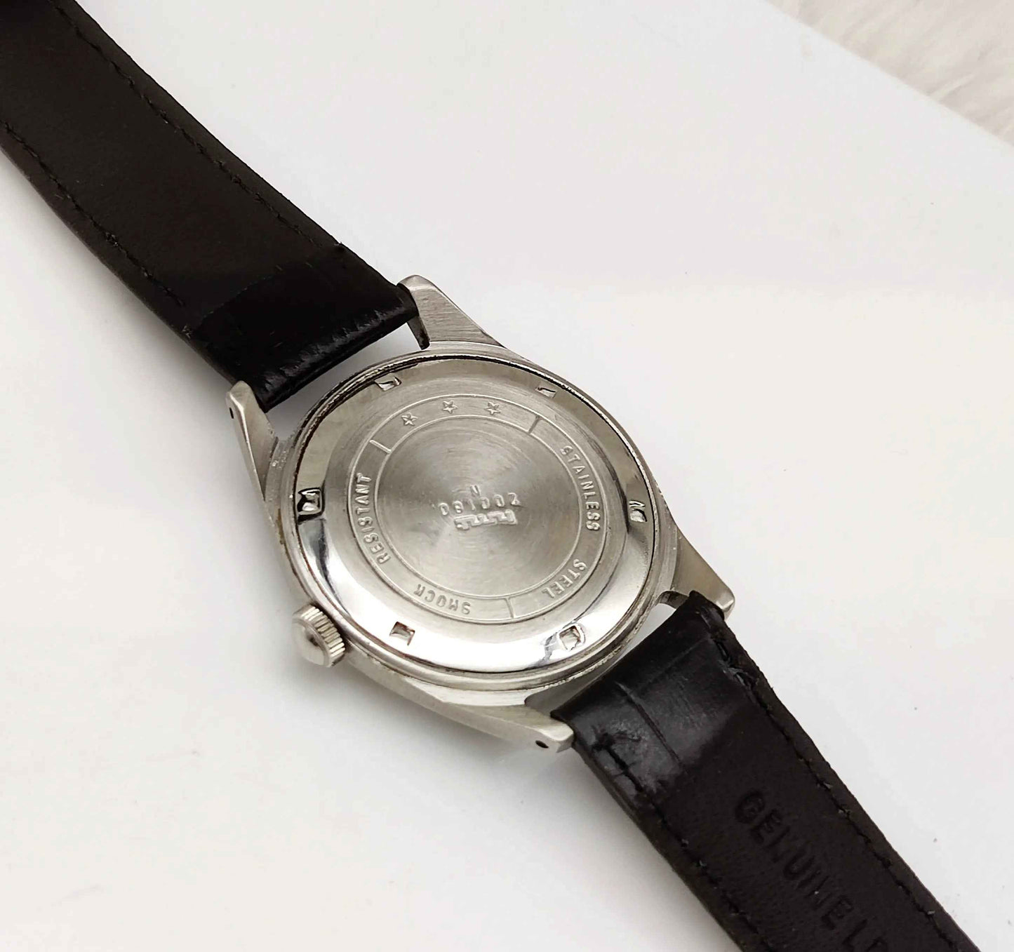 HMT Janata Arabic/urdu Font Handwinding 17 Jewels Men's Watch Gray Dial