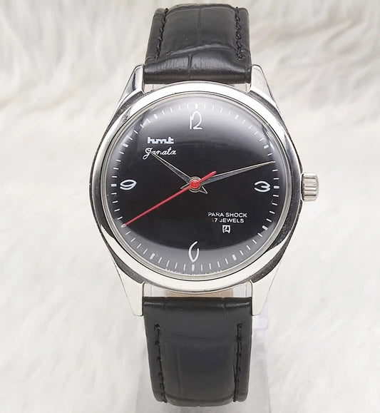 HMT Janata Black Dail Handwinding 17 Jewels Para Shock 0231 Discover-Diamonds Physical