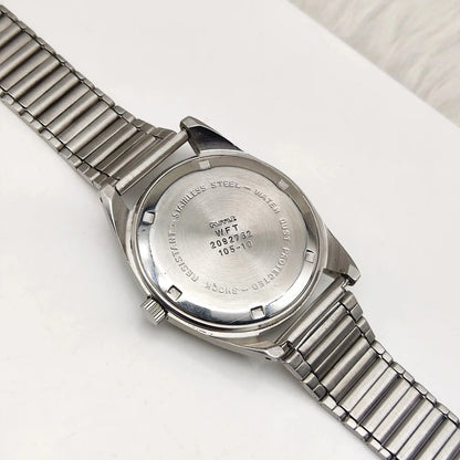 HMT Janata Blue English Numeral Dial Para Shock 17 Jewels Handwinding