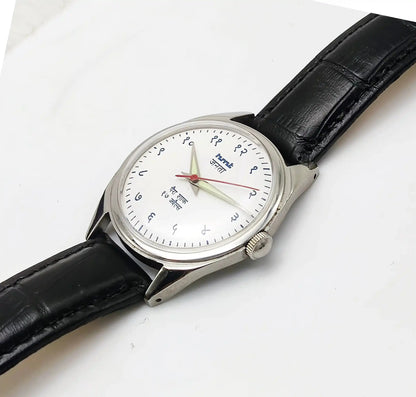 HMT Janata Devanagari Font Mechanical Handwinding 17 Jewels Para Shock Discover-Diamonds Physical