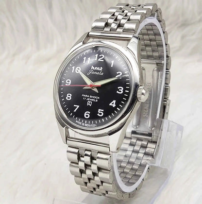 HMT Janata English Font Dail 17 Jewels Mechanical Handwinding 0231