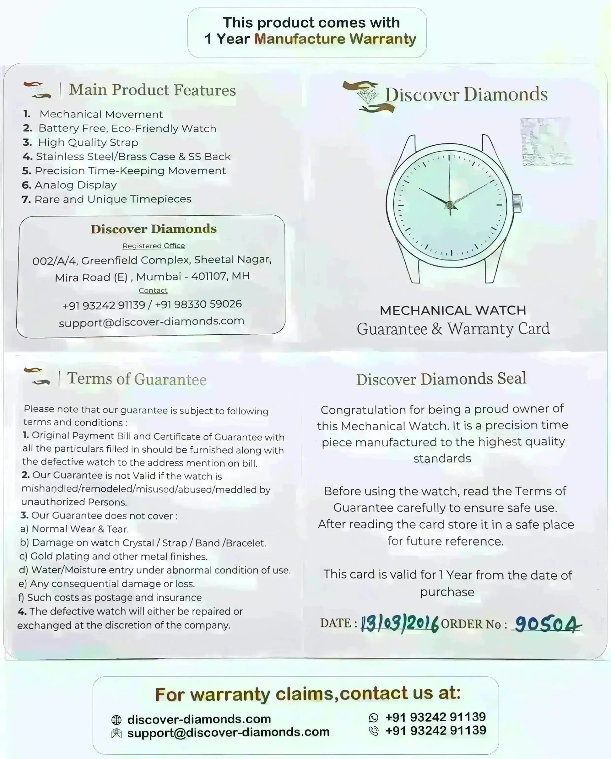 HMT Himalaya 17 Jewels Mechanical Handwinding Silver Dial - Discover-Diamonds