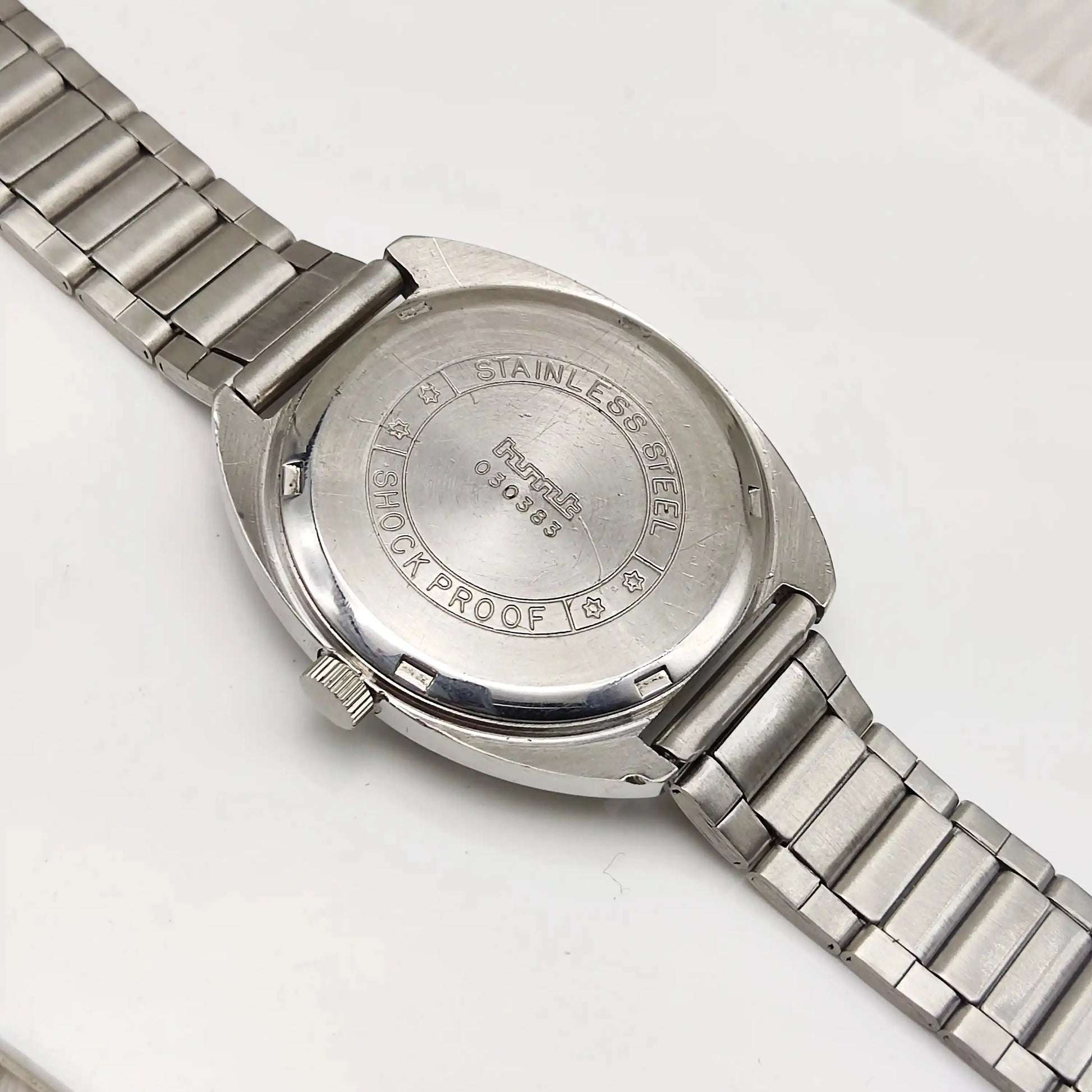 HMT Janata English Numerals 17 Jewels Blue Dial Handwinding