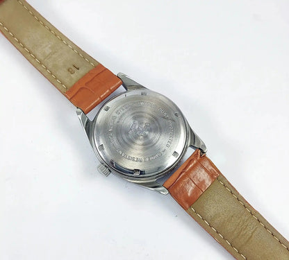 HMT Janata English Numerals Black Dial Para Shock 17 Jewels Mechanical Handwinding - Discover-Diamonds