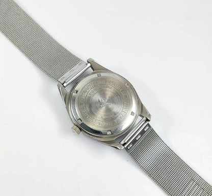 HMT Janata English Numerals Handwinding Black Dial Para Shock 17 Jewels Discover-Diamonds Physical