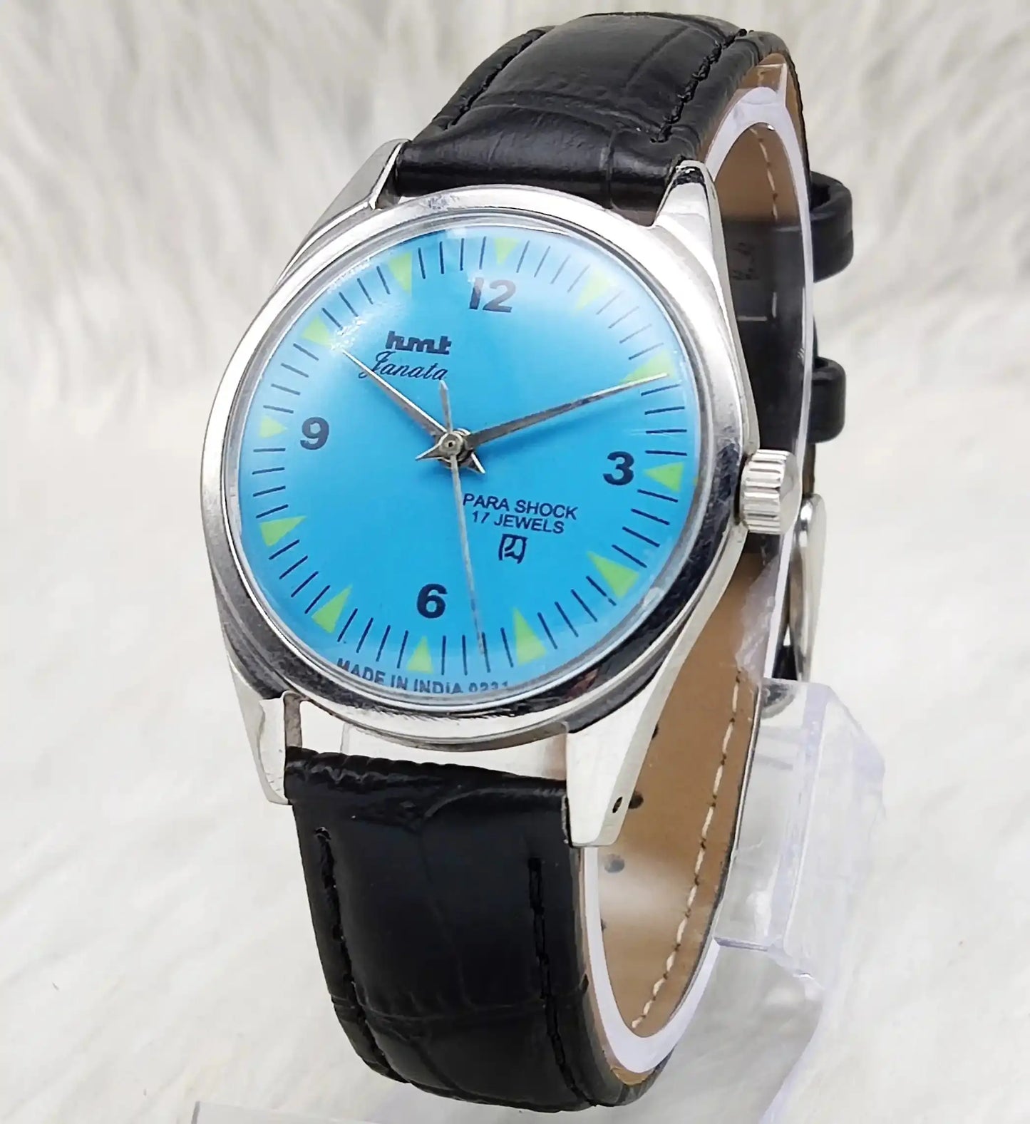 HMT Janata English Numerals Sky Blue Dial Handwinding